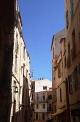 Fototapeta na wymiar Corse: Vieille ville de Bonifacio