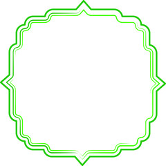 Decorative frame and border Square Vector illustration
