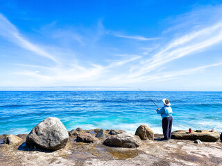 fisherman in La Guaira, Venezuela