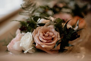 Wedding Bouquet with Roses