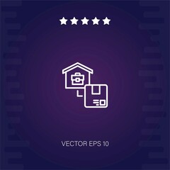 delivery vector icon modern illustrator