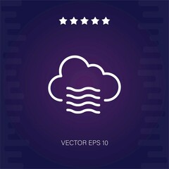 windy vector icon modern illustrator