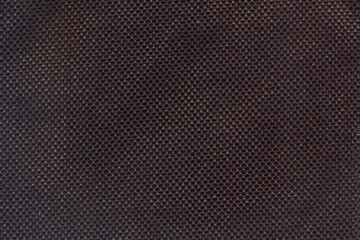 Natural texture of jute fabric for background. Black jute linen