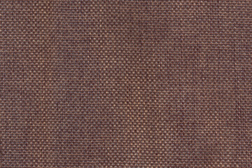 Natural texture of jute fabric for background. Brown jute linen