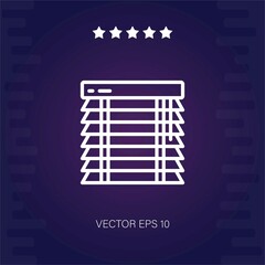 blinds vector icon modern illustration