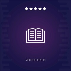 book   vector icon modern illustration