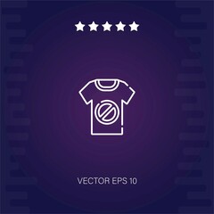 tshirt vector icon modern illustration