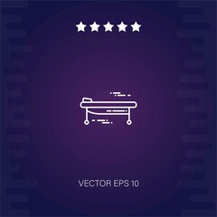 bed vector icon modern illustration