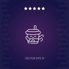 coffee vector icon modern illustration
