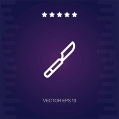 scalpel vector icon modern illustration