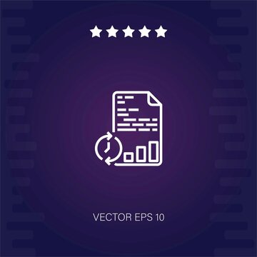 Real Time Vector Icon Modern Illustration