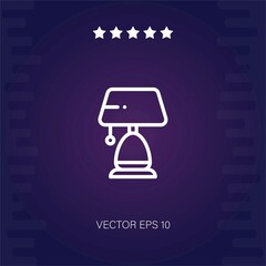 lamp vector icon modern illustration