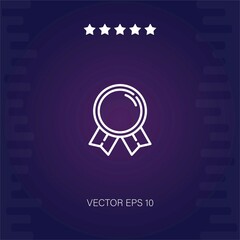 award vector icon modern illustration