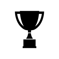 Trophy Cup icon, logo isolated on white background