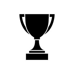 Trophy Cup icon, logo isolated on white background