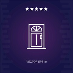 door vector icon modern illustration