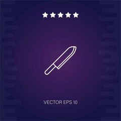kitchen knife vector icon modern illustration