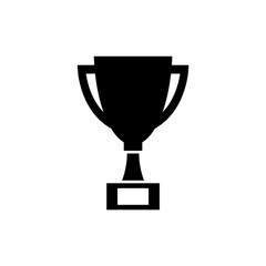 Trophy Cup icon, logo isolated on white background