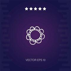 Fototapeta premium flower vector icon modern illustration