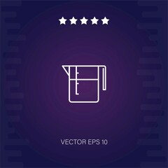 water filter vector icon modern illustration