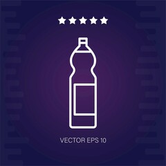 water bottle vector icon modern illustration