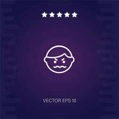 drunk vector icon modern illustration