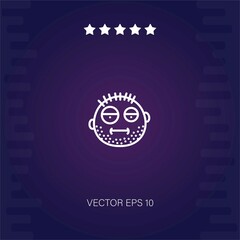 grubby vector icon modern illustration