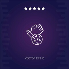 hand vector icon modern illustration
