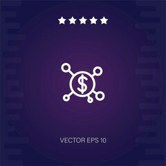 investment model vector icon modern illustration