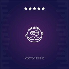 manly vector icon modern illustration