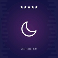 sleep mode vector icon modern illustration