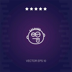 tired vector icon modern illustration