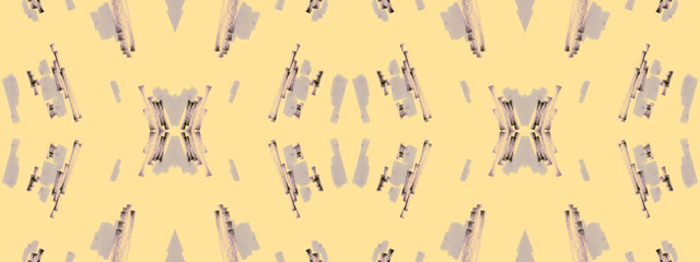 Seamless Leopard Rapport. Brown Graphic 