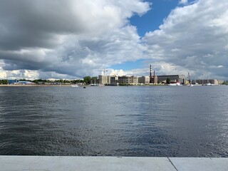 Obraz premium view of the city of moscow