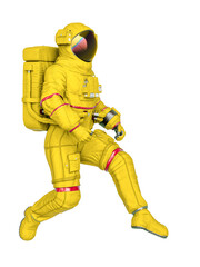 astronaut doing a space walk