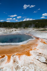 Crested Pool at Yellowstone National Park