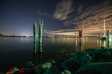 Sternenhimmel am Bodensee-Ufer