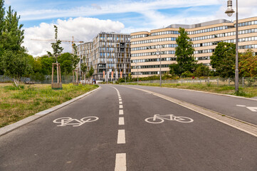 Farradweg zum EUREF Campus Berlin