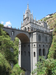 Santuario de Nuestra Se&ntilde;ora del Rosario de Las Lajas.  LAS LAJAS, COLOMBIA