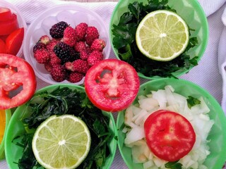fruit salad with berries