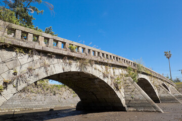 Fototapeta premium 江戸末期に作られた甲突川五石橋のひとつ玉江橋