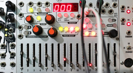 Eurorack Modular synthesizer sequencer