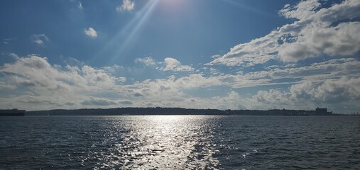 view from the sea