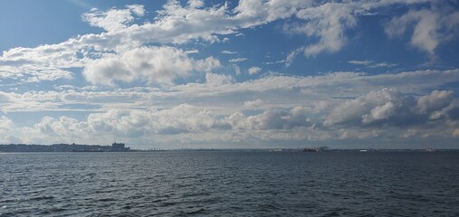 ship in the sea