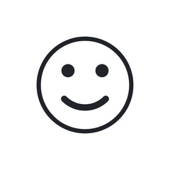 Face expression emoji isolated on white background EPS Vector