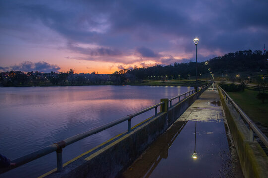 acu&aacute;tico, noche, cielo, atardecer, r&iacute;o, paisaje, mar, lago, ciudad, Tandil, naturaleza, alumbrado, anochecer, alumbrado, playa, sol, azul, barca, viajando, impresiones, bridge, amanecer, orilla