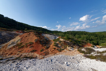 Italien - Sasso Pisano - Geothermische Felder
