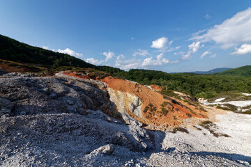 Italien - Sasso Pisano - Geothermische Felder