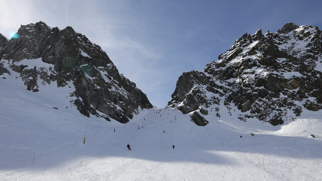 Monterosa Ski in Gressoney, Italy.
From Champoluc to Staffal.
