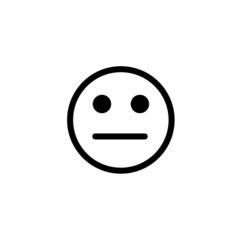 Face expression emoji isolated on white background EPS Vector